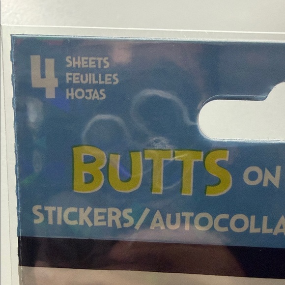 Butts on Things Sticker Sheets - Picture 2 of 4